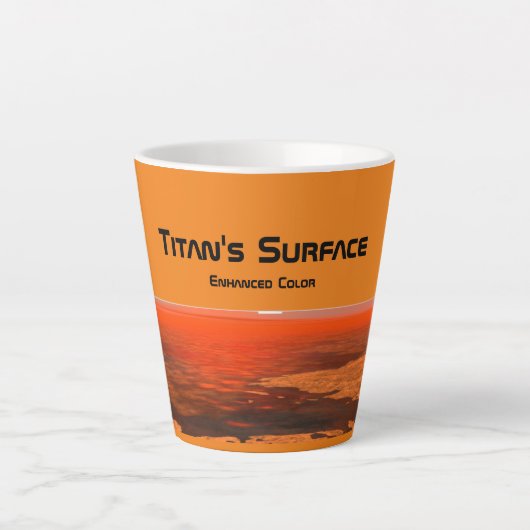 Titan's Surface Latte Mok (Voorkant)