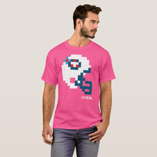 Titans Tecmo Bowl Helm T-shirt (Voorkant volledig)