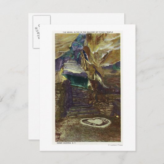 Titan's Temple Balcony Uitzicht van de Bridal Briefkaart (Voorkant / Achterkant)