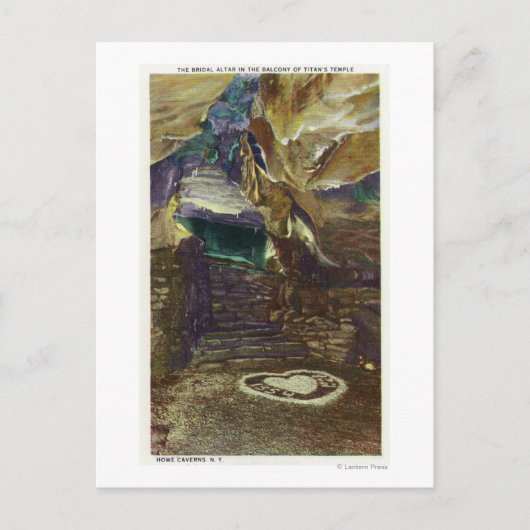 Titan's Temple Balcony Uitzicht van de Bridal Briefkaart (Voorkant)