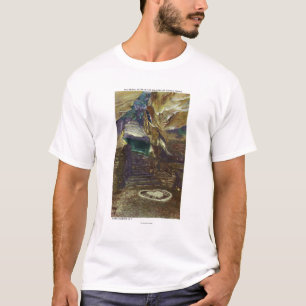 Titan's Temple Balcony Uitzicht van de Bridal T-shirt