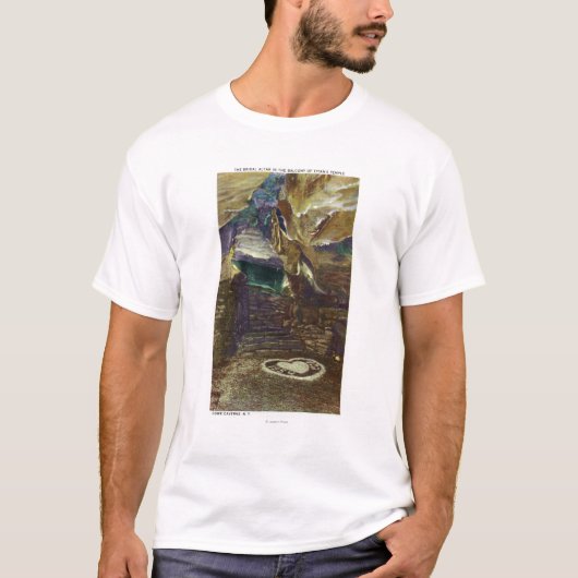 Titan's Temple Balcony Uitzicht van de Bridal T-shirt (Voorkant)