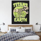 Titans van de aarde logo canvas afdruk (Insitu (Slaapkamer))