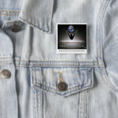 Titans van overgang vierkante button 5,1 cm (In situ)