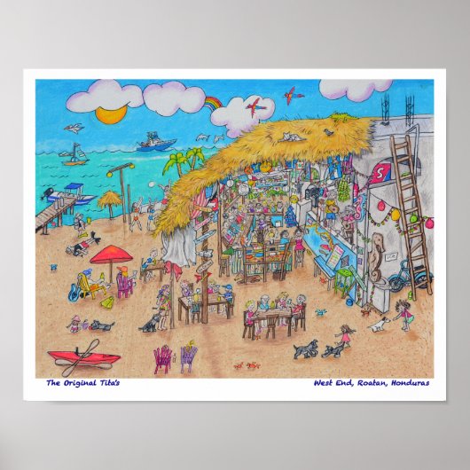 Tita's roze zeepaardje poster (Voorkant)