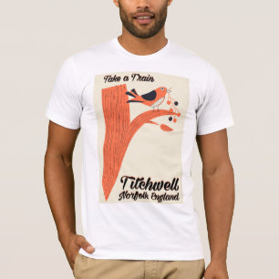 Titchwell Norfolk strand reisposter T-shirt