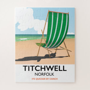 Titchwell Norfolk strandposter Legpuzzel