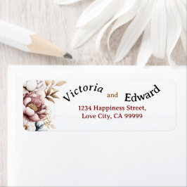 Titel (50): Victoriaans adres van de Peony Luxe En Etiket