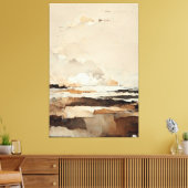 Titel "Autumns Islands". Meditatief landschap Canvas Afdruk (Insitu (Woonkamer))