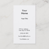 Titel:  Bericht - fles bij zee tekenen ART Visitekaartje (Achterkant)