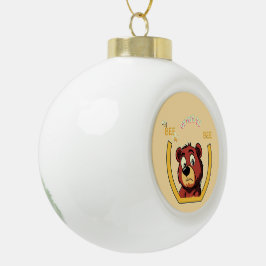 Titel Bij of Niet Bij te Zijn Beer - Shakespeare H Keramische Bal Ornament