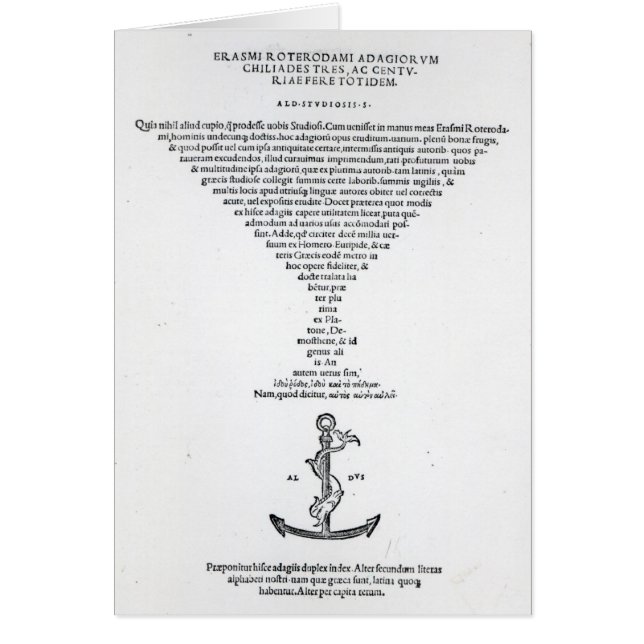 Titel bladzijde van de Leeftijd van Erasmus (Voorkant)
