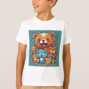 Titel: "Critter Couture: A Hilarious Twist on Fash T-shirt