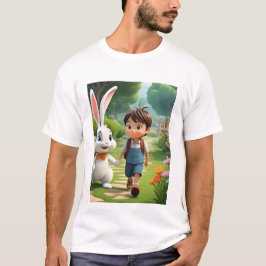 Titel  Cute Cartoon Karakter T-shirt Leuke Grafisc