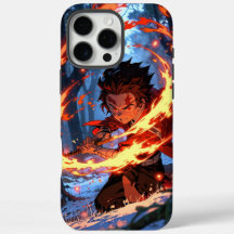 Titel:  Demon Slayer Hoesje: Tanjiro Hinokami 
