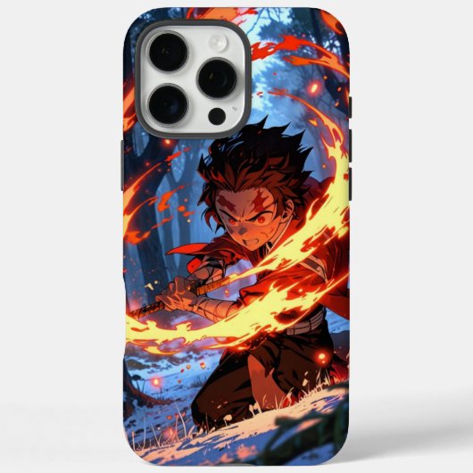 Titel: Demon Slayer Hoesje: Tanjiro Hinokami Case-Mate iPhone Case (Achterkant)