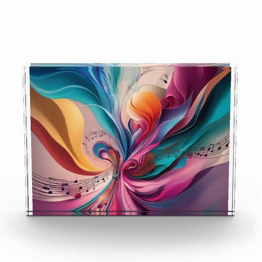 Titel: ✨ Duik in de wereld van de Abstracte lyrisc Fotoblokken (Voorkant)