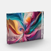 Titel: ✨ Duik in de wereld van de Abstracte lyrisc Fotoblokken (Links)