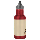 Titel: Elegante Eiffeltoren Silhouet Waterfles (Links)