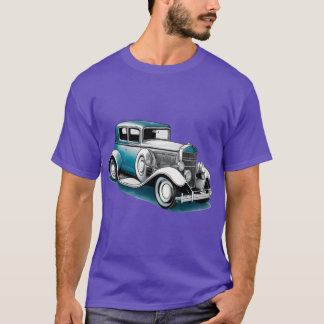 Titel Elegante Vintage Jaren 20 Illustratie Oversi T-shirt