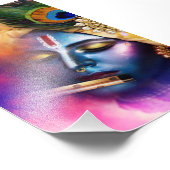 Titel: Enigmatic Krishna - Een tijdloos eerbetoon Foto Afdruk (Hoek)