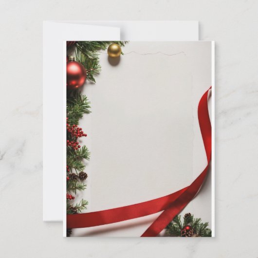 Titel: "Feestelijke wensen ontketend: gepersonalis Feestdagenkaart (Voorkant)