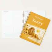 titel: Gepersonaliseerde Leeuw Sterrenbeeld Planne Planner (Display)
