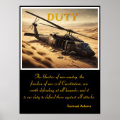 Titel: Gevallen vogels in het zand Poster (Voorkant)