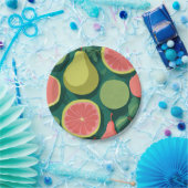 Titel: Guava Elegance: Modern minimalistisch papie Papieren Bordje (Feest)