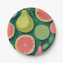 Titel: Guava Elegance: Modern minimalistisch papie