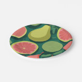 Titel: Guava Elegance: Modern minimalistisch papie Papieren Bordje (Gekanteld)