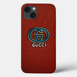 **Titel:** iPhone 13 Red Gucci Terug Hoesje
