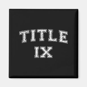 TITEL IX TITEL 9 UNIVERSTITEIT STIJL VROUWEN SPORT MAGNEET