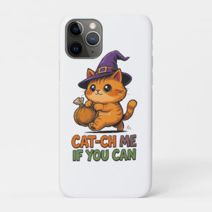 Titel Kat-Ch Me Als Je Kunt – Grappige Halloween K Case-Mate iPhone Case