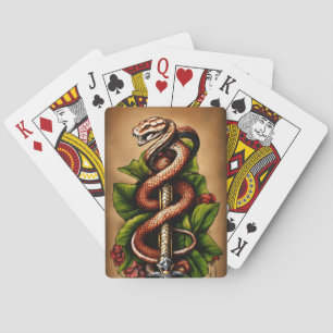**Titel: Klassieke speelkaarten** Pokerkaarten