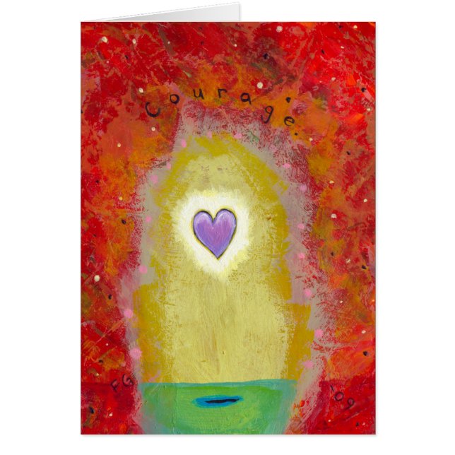 Titel: Kleine Art #596 Paarse hartmoed PERSOONLIJK (Voorkant)