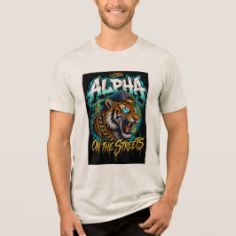 Titel: Kleurrijk Tijger Streetwear T-Shirt
