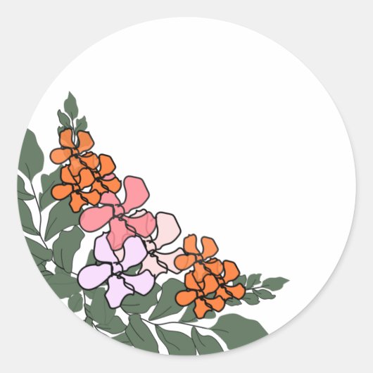 Titel: Kleurrijke Sticker (Voorkant)