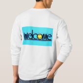Titel: "Levendige Vibes: Welkom bij de Club! T-shirt (Achterkant)