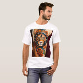 Titel: Lioness Roos Tattoo Kleding: Draag uw winke T-shirt (Voorkant volledig)