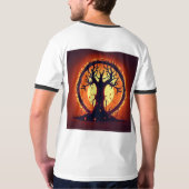Titel: "Majestic Dragon Unleashed T-shirt" Beschri T-shirt (Achterkant volledig)