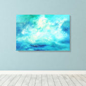 titel: "marina grande" Italiaanse auteur Canvas Afdruk (Insitu (Houten vloer))