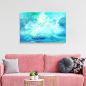 titel: "marina grande" Italiaanse auteur Canvas Afdruk (Insitu (Woonkamer))