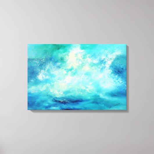 titel: "marina grande" Italiaanse auteur Canvas Afdruk (Voorkant)