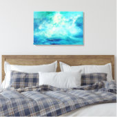 titel: "marina grande" Italiaanse auteur Canvas Afdruk (Insitu (Slaapkamer))