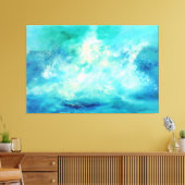 titel: "marina grande" Italiaanse auteur Canvas Afdruk (Insitu (Woonkamer))