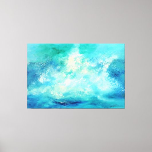 titel: "marina grande" Italiaanse auteur Canvas Afdruk (Voorkant)