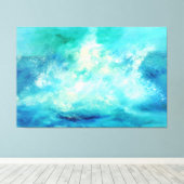 titel: "marina grande" Italiaanse auteur Canvas Afdruk (Insitu (Houten vloer))