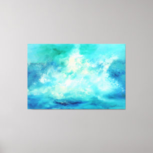 titel: "marina grande" Italiaanse auteur Canvas Afdruk