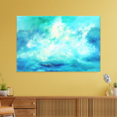 titel: "marina grande" Italiaanse auteur Canvas Afdruk (Insitu (Woonkamer))